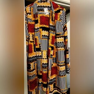 Multi colored luxury dress